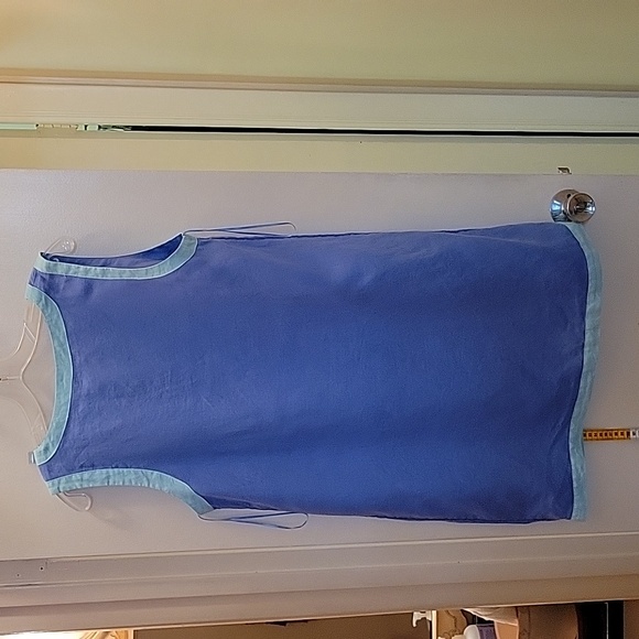 Sigrid Olsen Linen dress Size Large, 2 tone blue - Picture 2 of 4